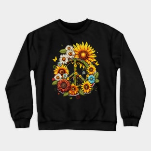 Peace Daisy Crewneck Sweatshirt